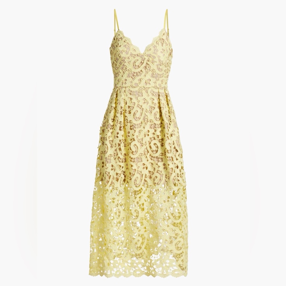 Milly Trois Lace Midi-Dress